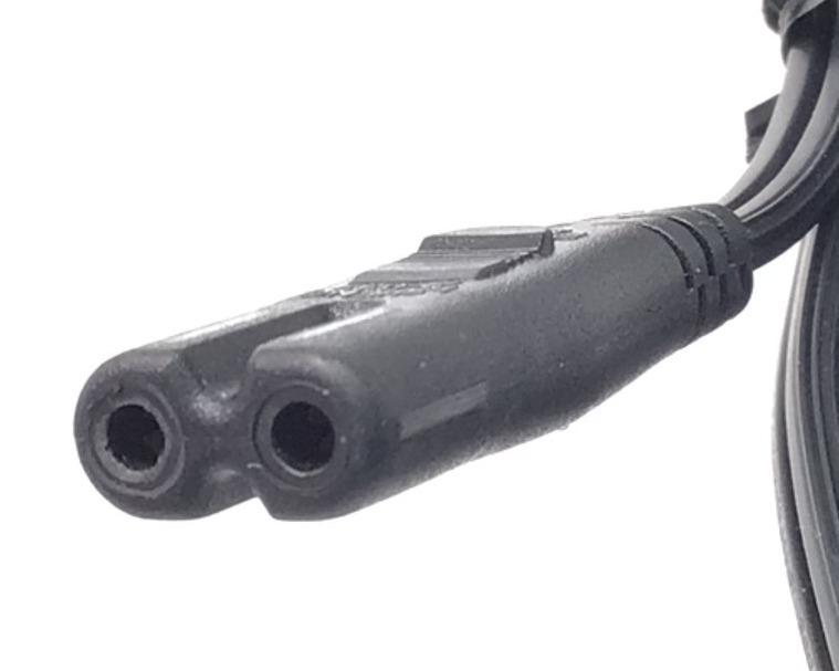 CABLE DE CORRIENTE “NUEVO“ / BIFASICO / TIPO 8 / ENCHUFE TIPO A Ó TIPO AMERICANO / 100 – 127 V / 2 CLAVIJAS / COMPATIBLE PARA DIFERENTES DISPOSITIVOS Y MARCAS - Imagen 3